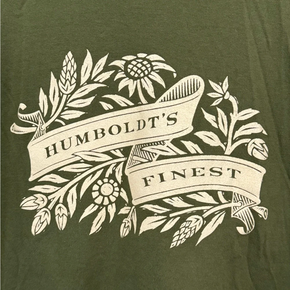 High End Organic Humboldt’s Finest Green Men’s L T-Shirt MINTY Humboldt CA - Picture 2 of 4